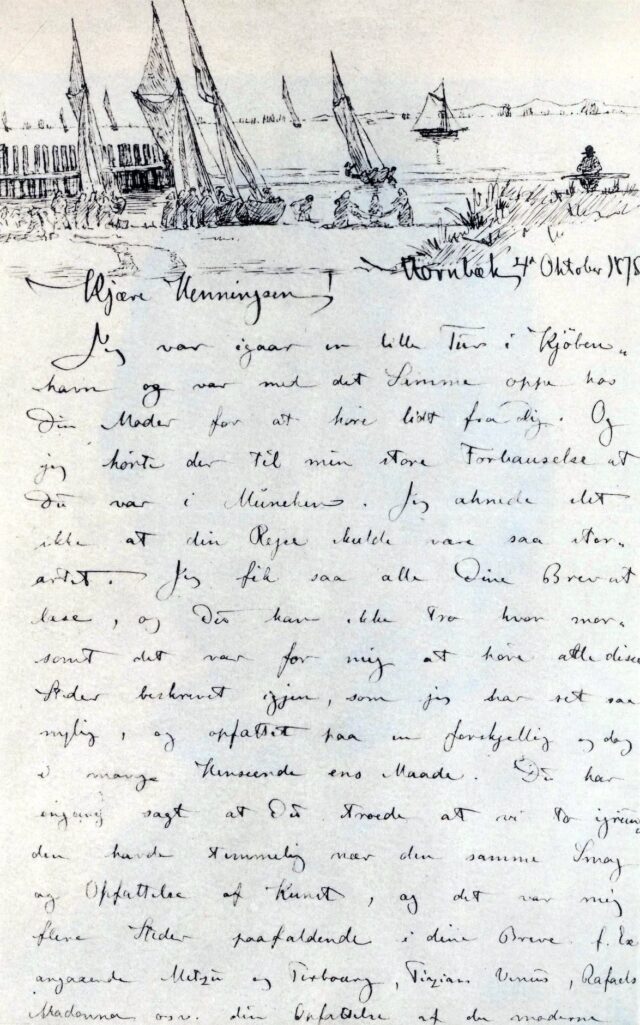 1875 - P.S. Krøyer - Brev