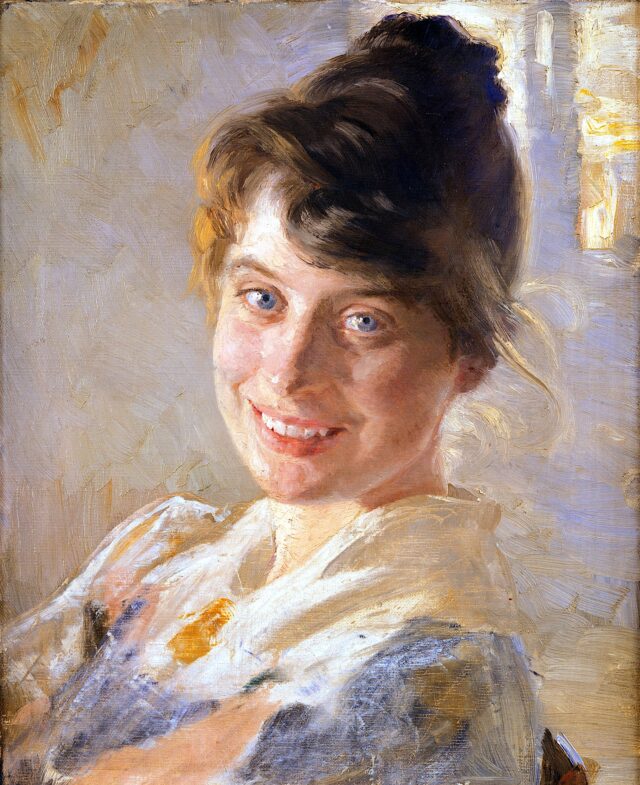Marie Krøyer - malet af P. S. Krøyer 1889